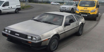 The AA Careers Delorean