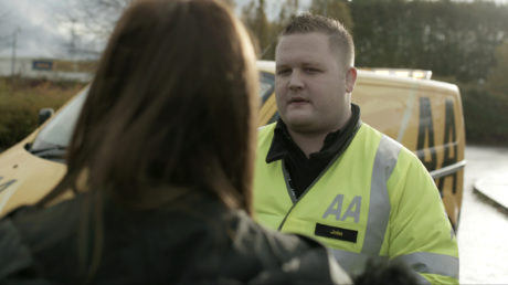 Roadside Technician helping